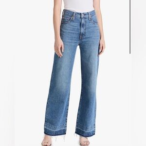 LEVIS RIBCAGE WIDE LEG JEAN - “she’s a cutie” wash SZ 27